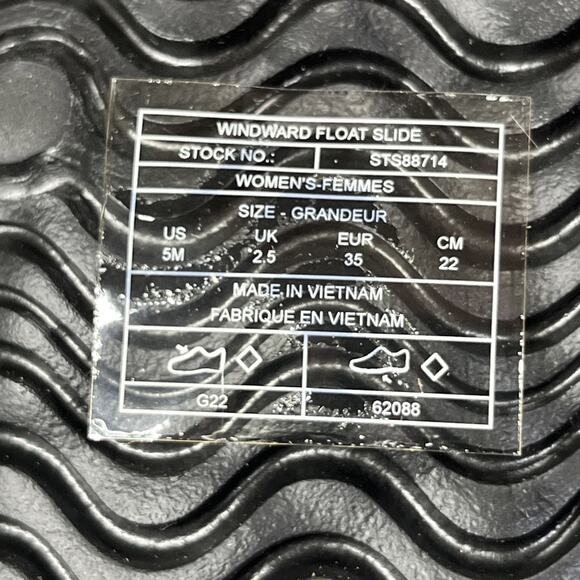 Sperry Winward Float Slide Womens 5M Black Slip On Sandals - Picture 6 of 10